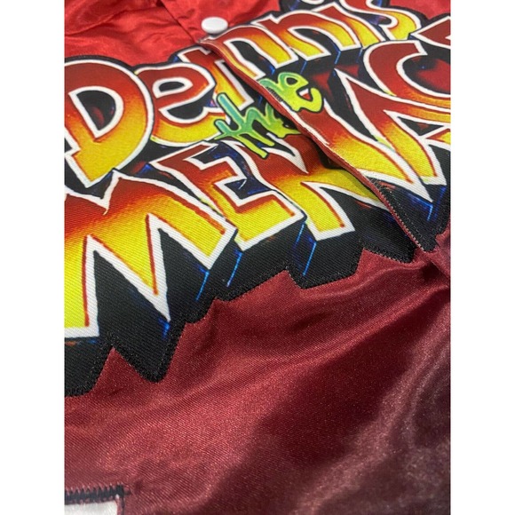 Dennis The Menace Men's Headgear Classics Gradient Satin Jacket - Picture 5 of 6